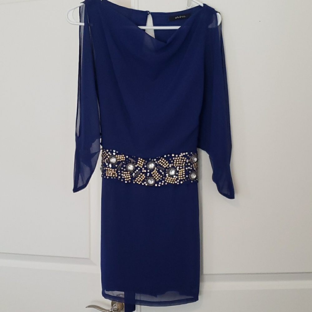 Ark & Co mini blue dress
